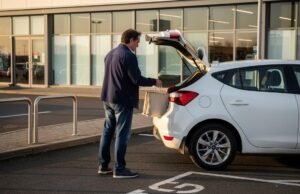 Vodič za praktičnu kupovinu: kako izabrati lokaciju koja štedi vreme, novac i energiju? muskarac-auto-kese