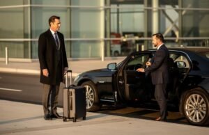 Kako izabrati automobil za posebne prilike i poslovna putovanja? muskarci-odela-kofer-auto