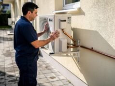 Kako inverter tehnologija smanjuje nepotrebne oscilacije temperature u prostoru? muskarac-klima-uredaj-zid