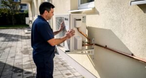 Kako inverter tehnologija smanjuje nepotrebne oscilacije temperature u prostoru? muskarac-klima-uredaj-zid